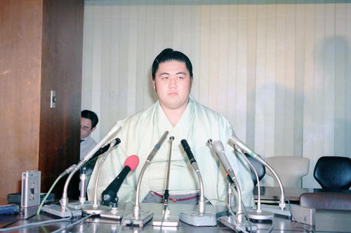 元双羽黒の北尾光司さん（1987年12月31日撮影）