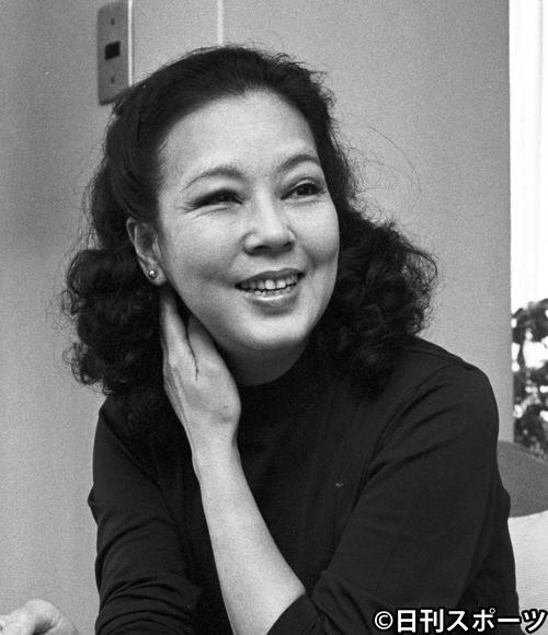 京マチ子さん（1976年10月22日撮影）