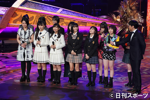 最優秀新人賞を獲得し喜びを口にするBEYOOOOONDS（撮影・鈴木みどり）