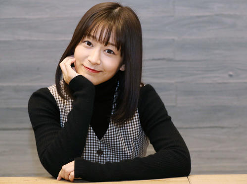 AKB48を卒業し、夢だった女優の道を進む太田奈緒（撮影・狩俣裕三）