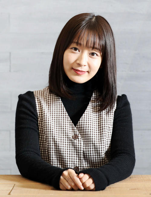 AKB48を卒業し、夢だった女優の道を進む太田奈緒（撮影・狩俣裕三）