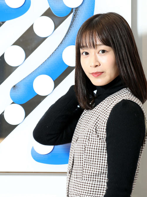 AKB48を卒業し、夢だった女優の道を進む太田奈緒（撮影・狩俣裕三）