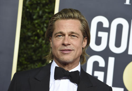 助演男優賞を受賞したブラッド・ピット（AP）