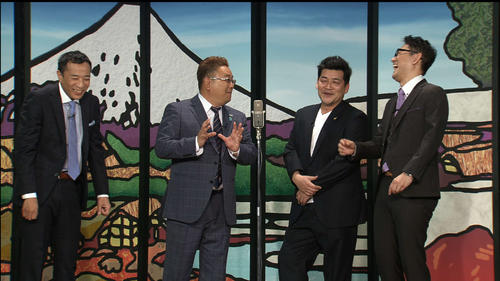 BS朝日「お笑い演芸館＋　M－1オールスター大集合SP」に出演する、ナイツとサンドウィッチマン