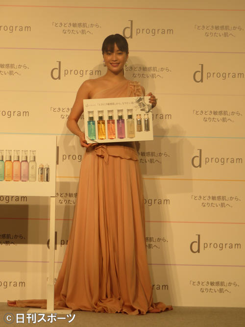 資生堂のスキンケアブランド「dプログラム」のミューズに就任した広瀬すず