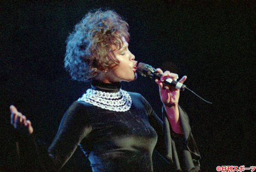 ホイットニー・ヒューストンさん（93年9月撮影）