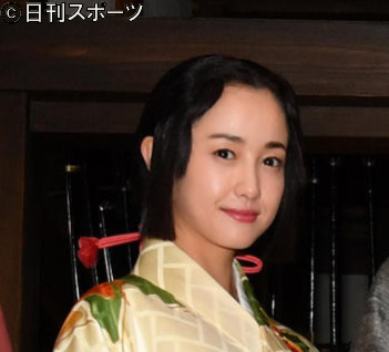 19年6月、NHK大河ドラマ「麒麟がくる」クランクイン会見での沢尻エリカ