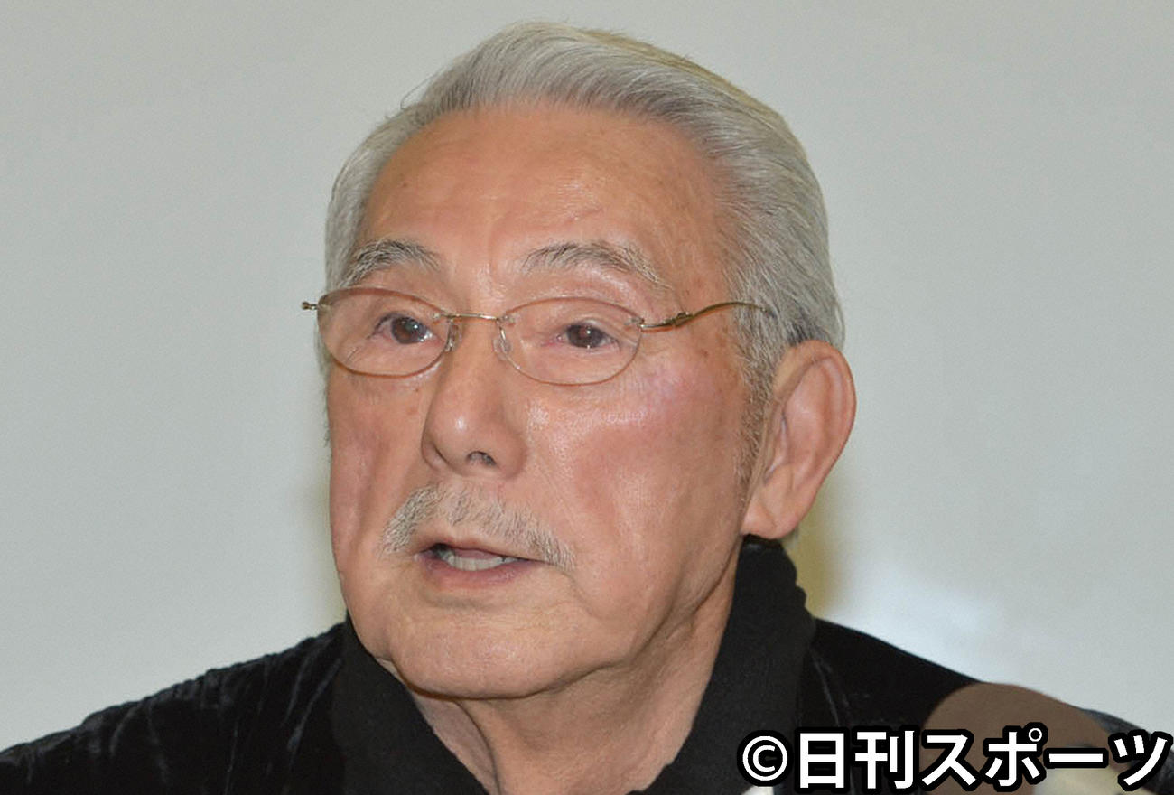 宍戸錠さん（2013年2月8日撮影）