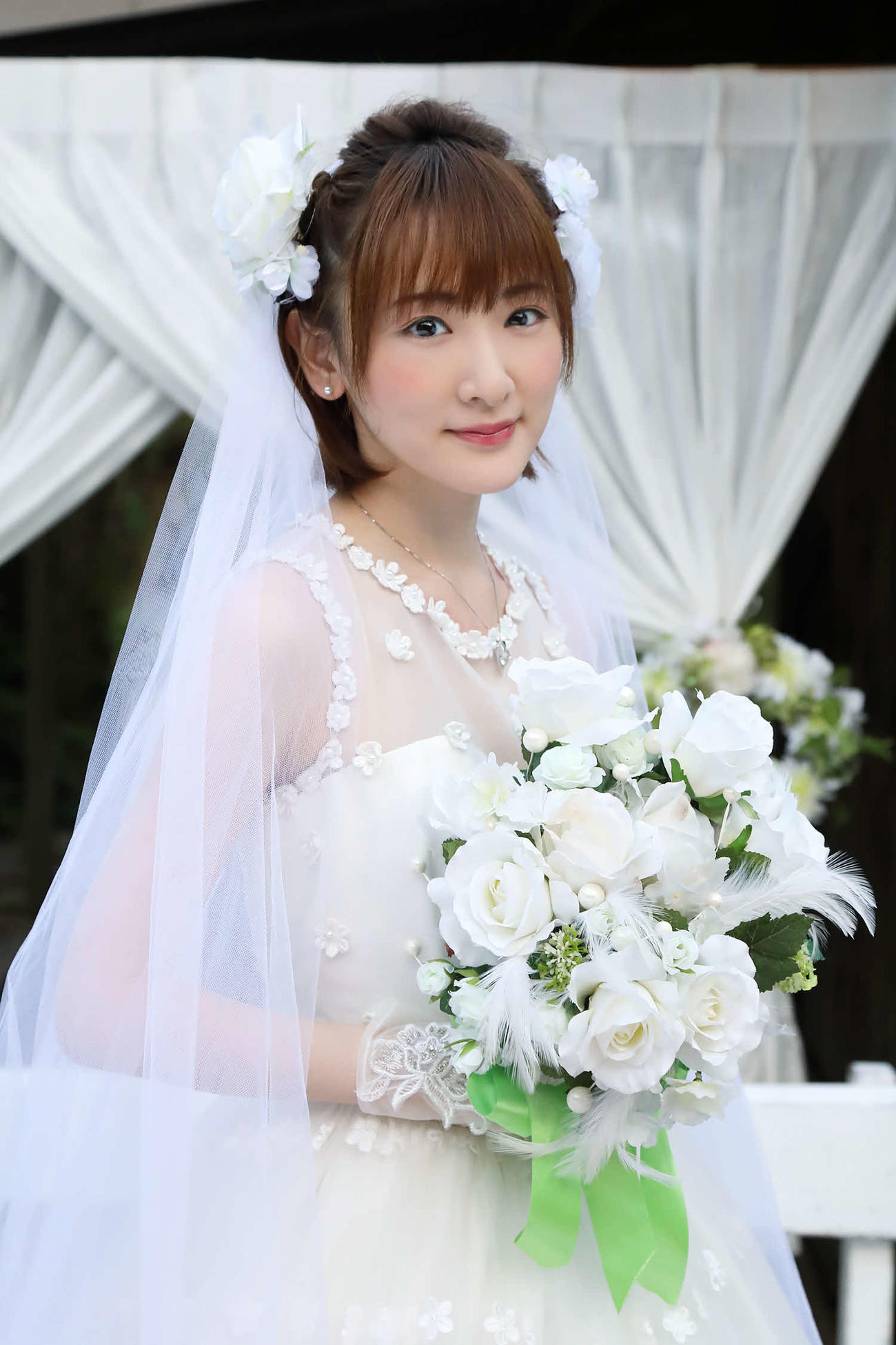 テレビ東京系ドラマ「駐在刑事　Season2」で初のウエディングドレス姿を披露する生駒里奈