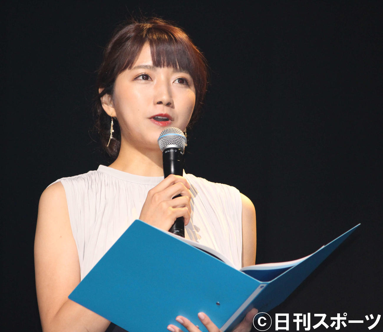 フジテレビ三田友梨佳アナウンサー（2018年7月11日撮影）