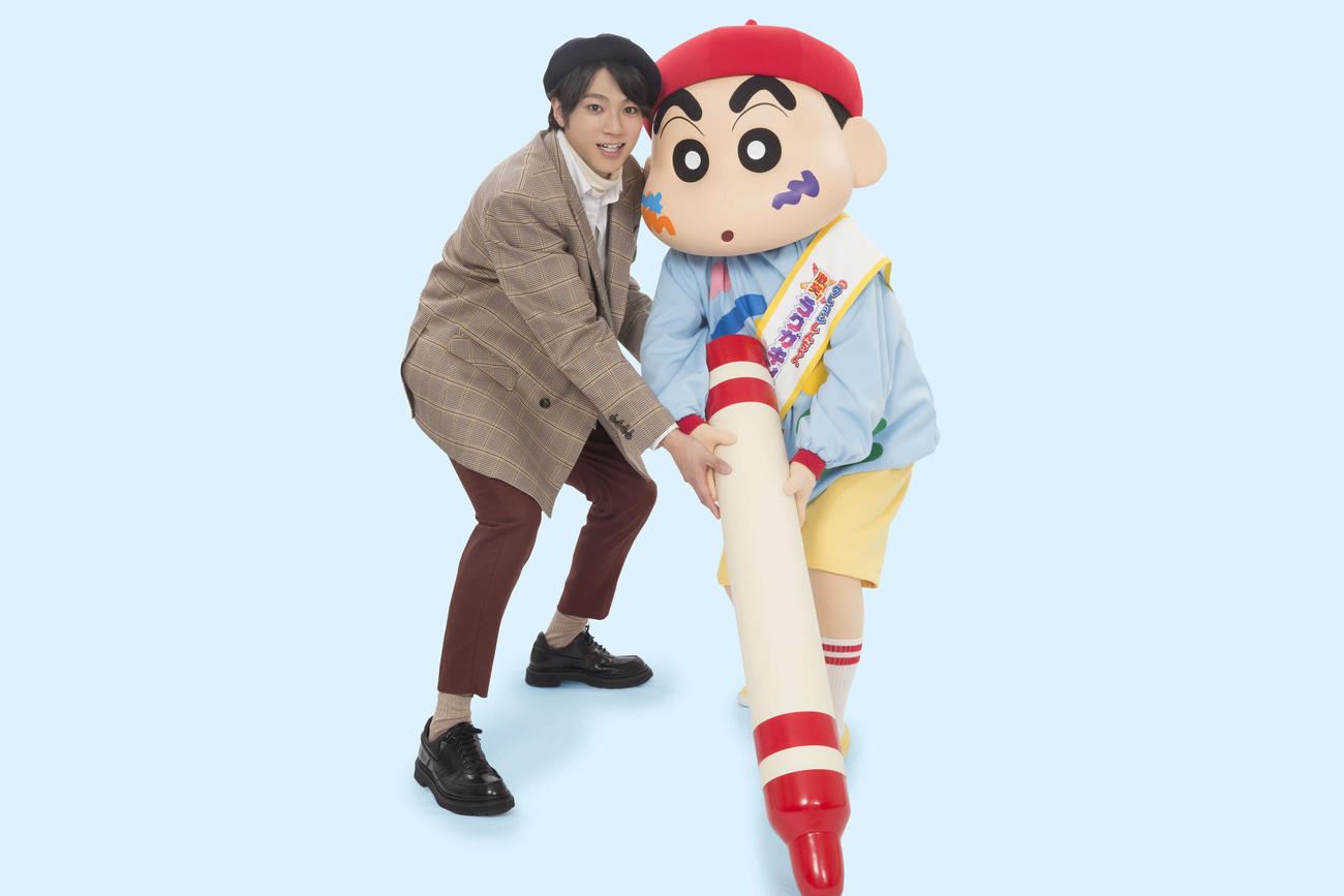 4月公開の映画「クレヨンしんちゃん」にゲスト声優を務める山田裕貴