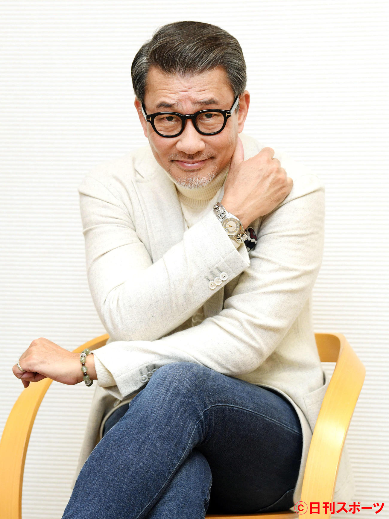 ブルーリボン賞の主演男優賞を受賞した中井貴一（撮影・滝沢徹郎）