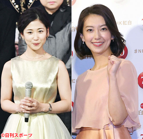 NHKの左から桑子アナと和久田アナ
