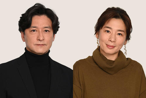 オリジナルオーディオドラマ「半沢直樹　敗れし者の物語by　Audio　Movie」の初回キャストとして出演する石丸幹二（左）と中島ひろ子