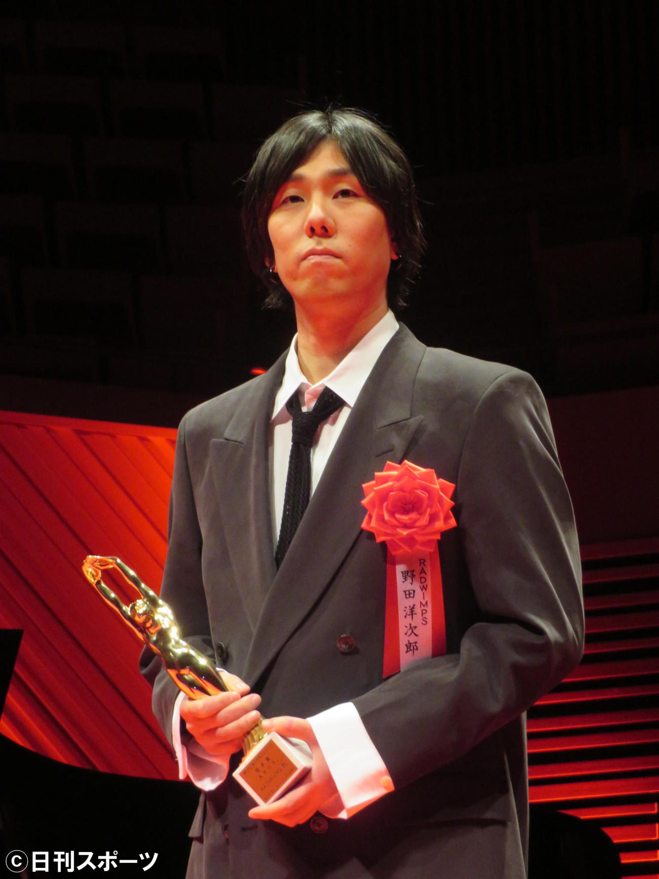 第74回毎日映画コンクールで音楽賞を受賞したRADWIMPS野田洋次郎