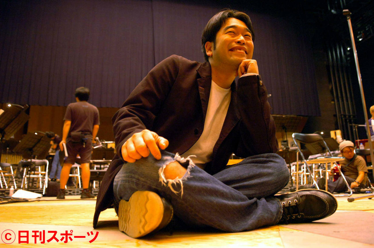 05年、「日曜日のヒーロー」の取材に応じた槇原敬之