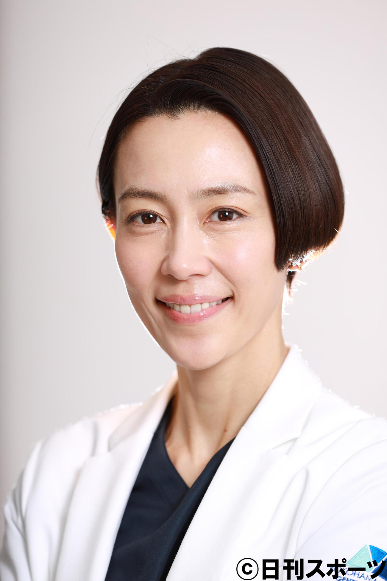 消化器外科の女医を熱演する木村佳乃（撮影・中島郁夫）