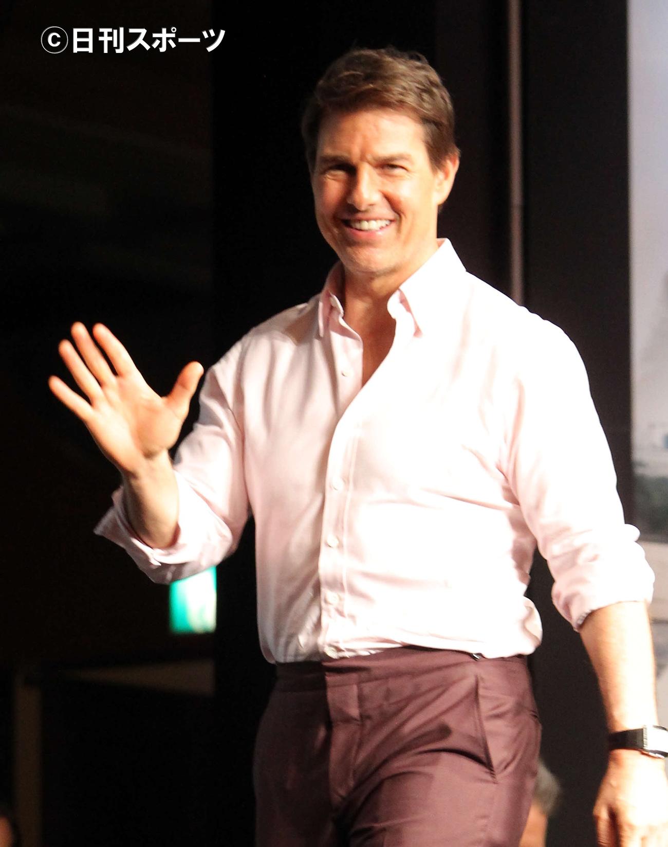 トム・クルーズ（2018年7月18日撮影）