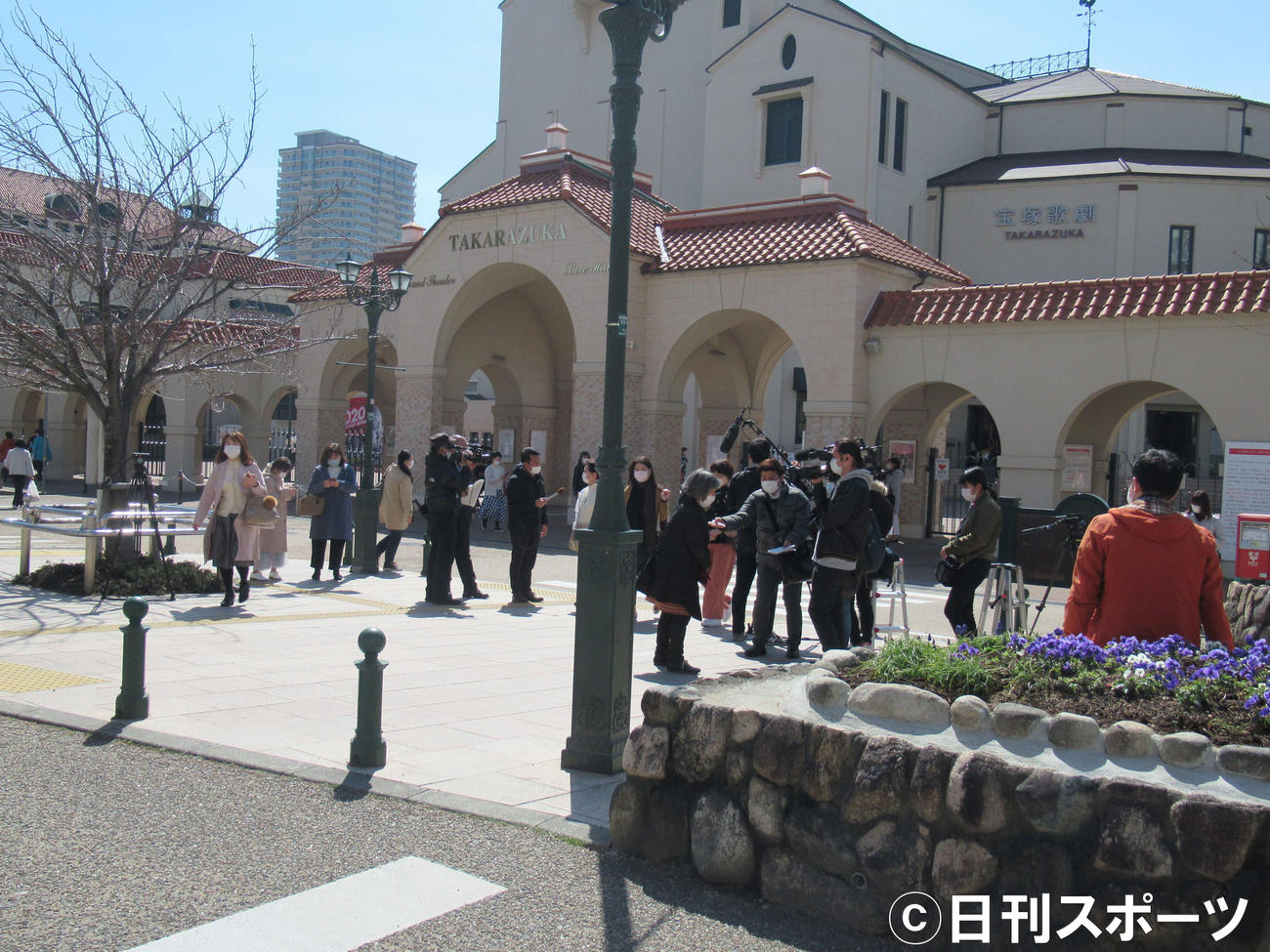 星組公演を再開した宝塚大劇場（撮影・星名希実）