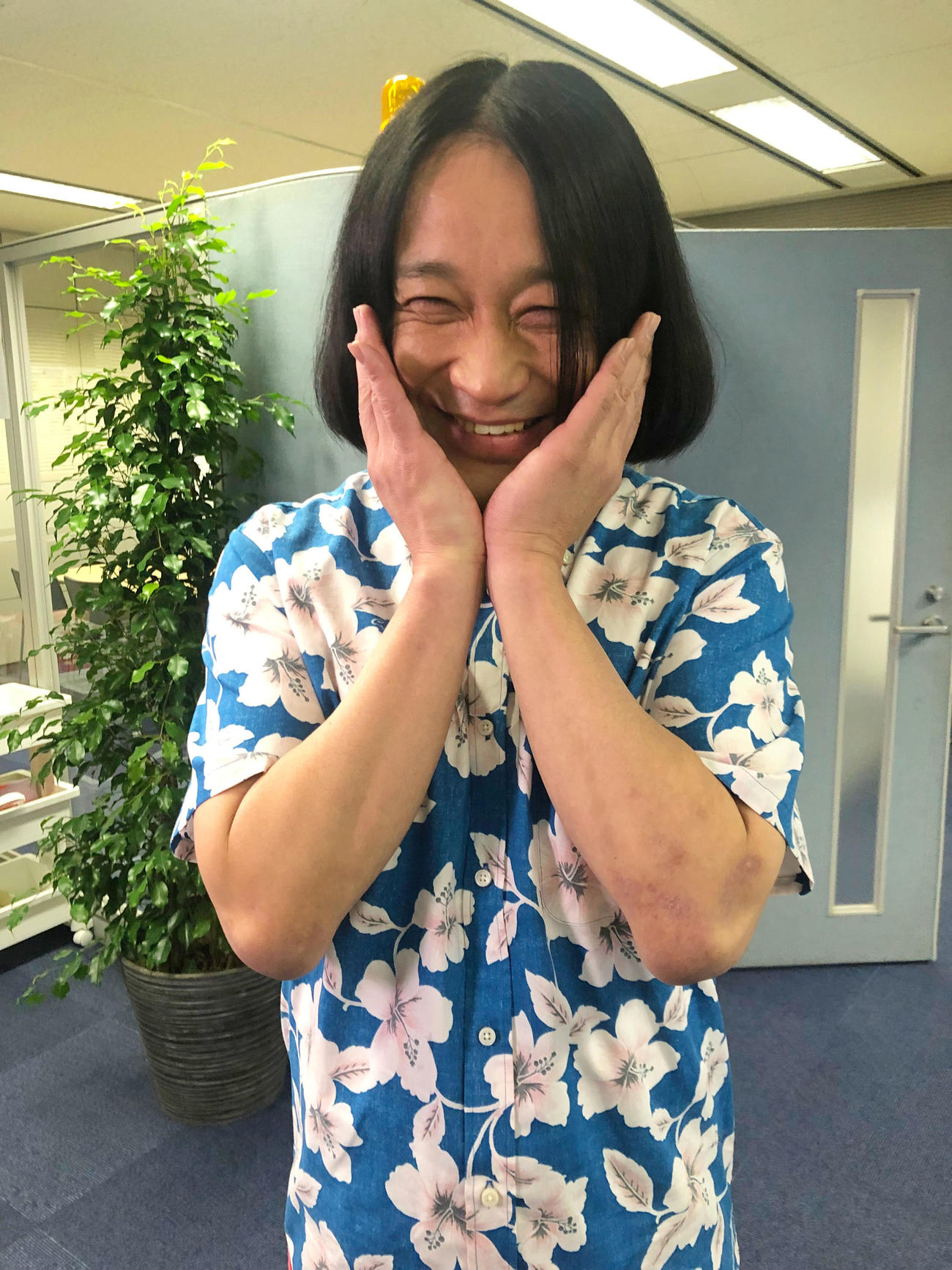 テレビ宮崎開局50周年ドラマ「ひまわりっ～宮崎レジェンド～」に出演する永野