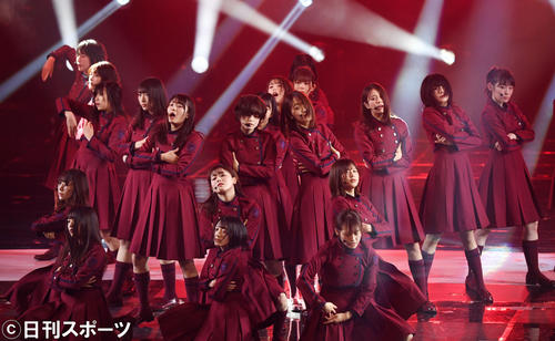 欅坂46(2019年12月30日撮影)