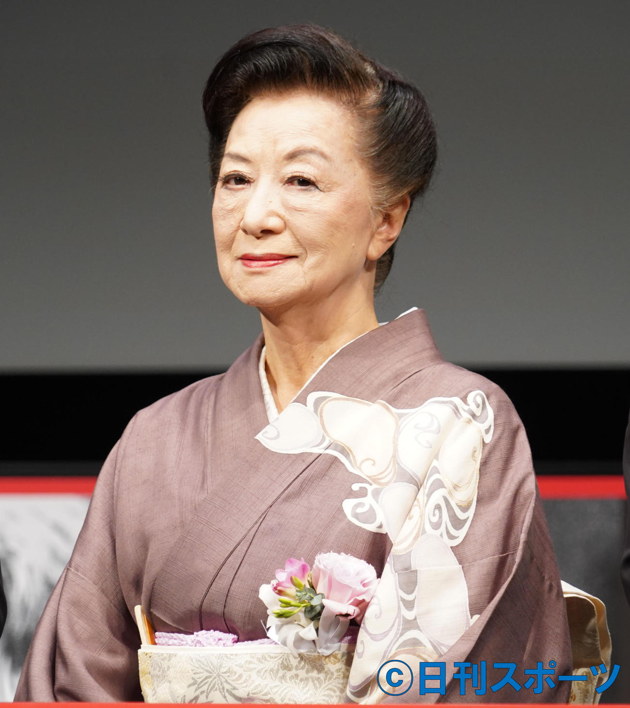 「第1回大島渚賞」に出席した小山明子（撮影・佐藤成）