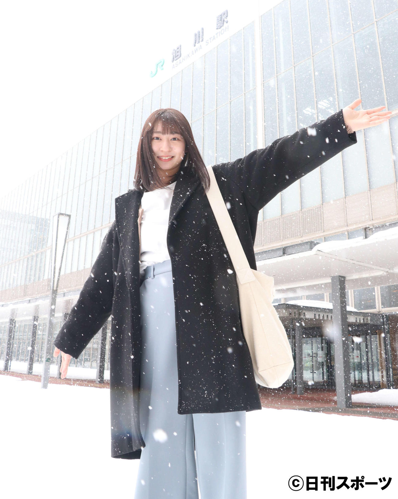 春から看護学生になる原藤さんは故郷旭川市を拠点に音楽活動を続ける（撮影・浅水友輝）