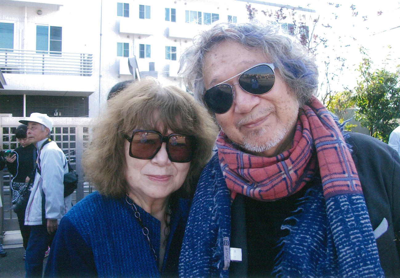 17年に撮影された大林宣彦監督、妻で映画プロデューサーの大林恭子氏