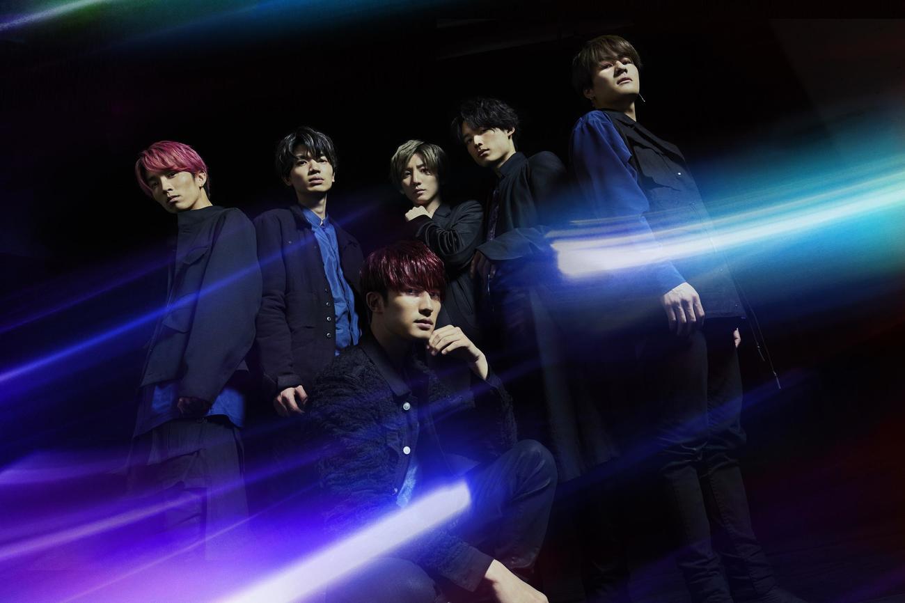 アニメ「富豪刑事　Balance：UNLIMITED」のオープニング曲を担当するSixTONES。左から田中樹、高地優吾、ジェシー、京本大我、松村北斗、森本慎太郎