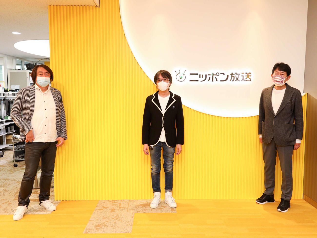 ニッポン放送特別番組で対談した、左から野村達矢氏、堀義貴氏、中西健夫氏