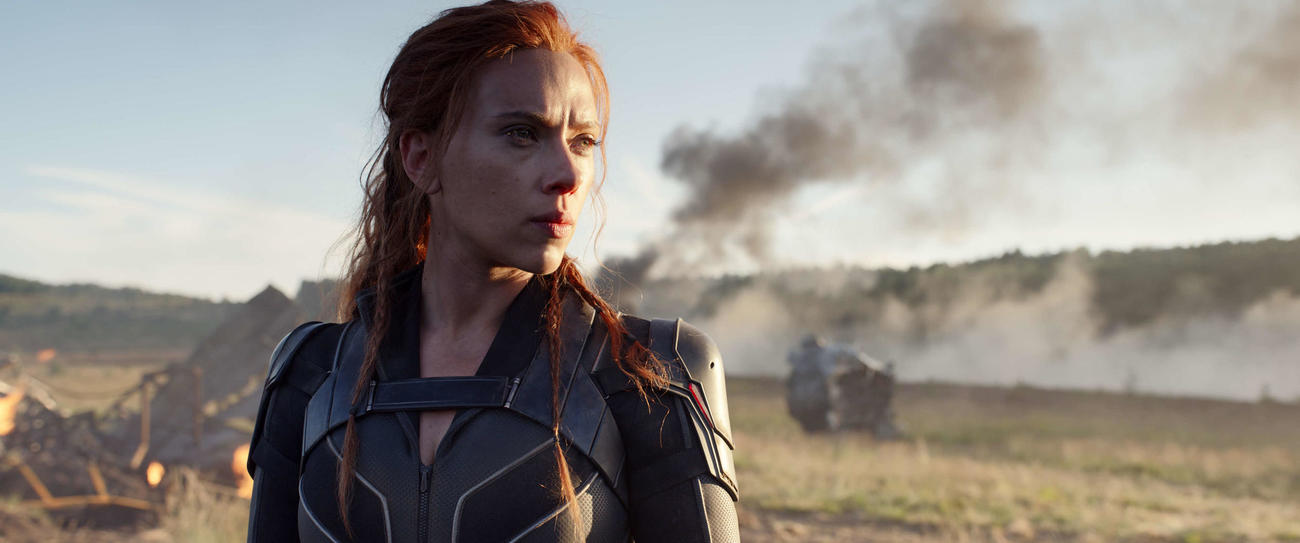 スカーレット・ヨハンソン主演の「ブラック・ウィドウ」の1場面（Ｃ）MarvelStudios2020
