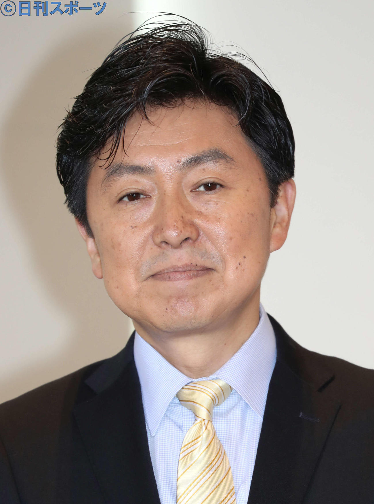 笠井信輔アナウンサー（18年10月4日撮影）