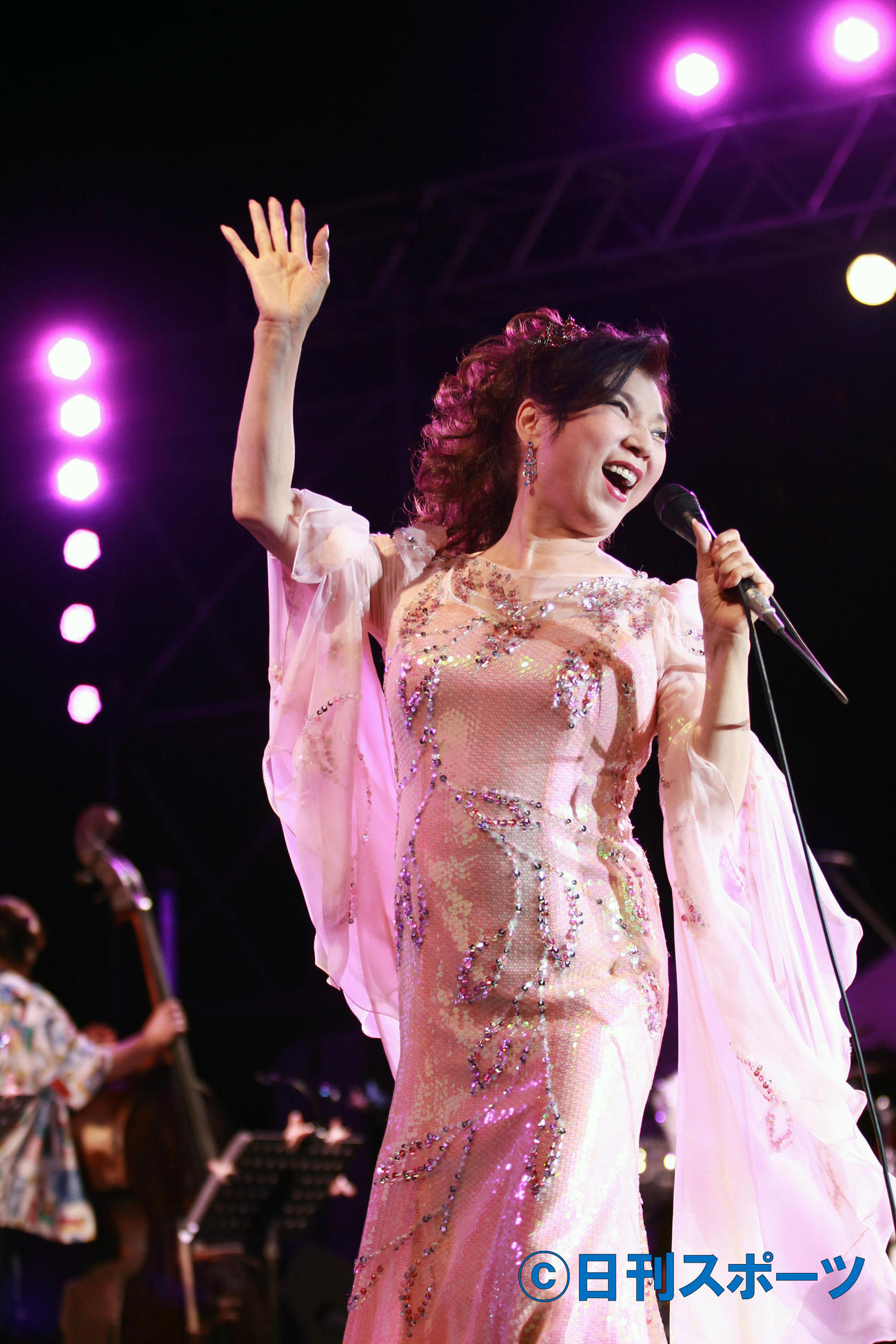 八代亜紀（2015年8月11日撮影）
