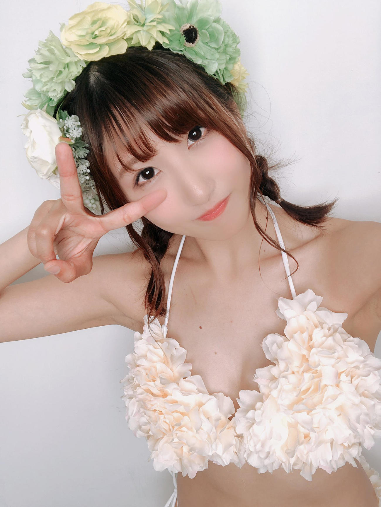 取材に応じたソラ豆琴美（本人提供）