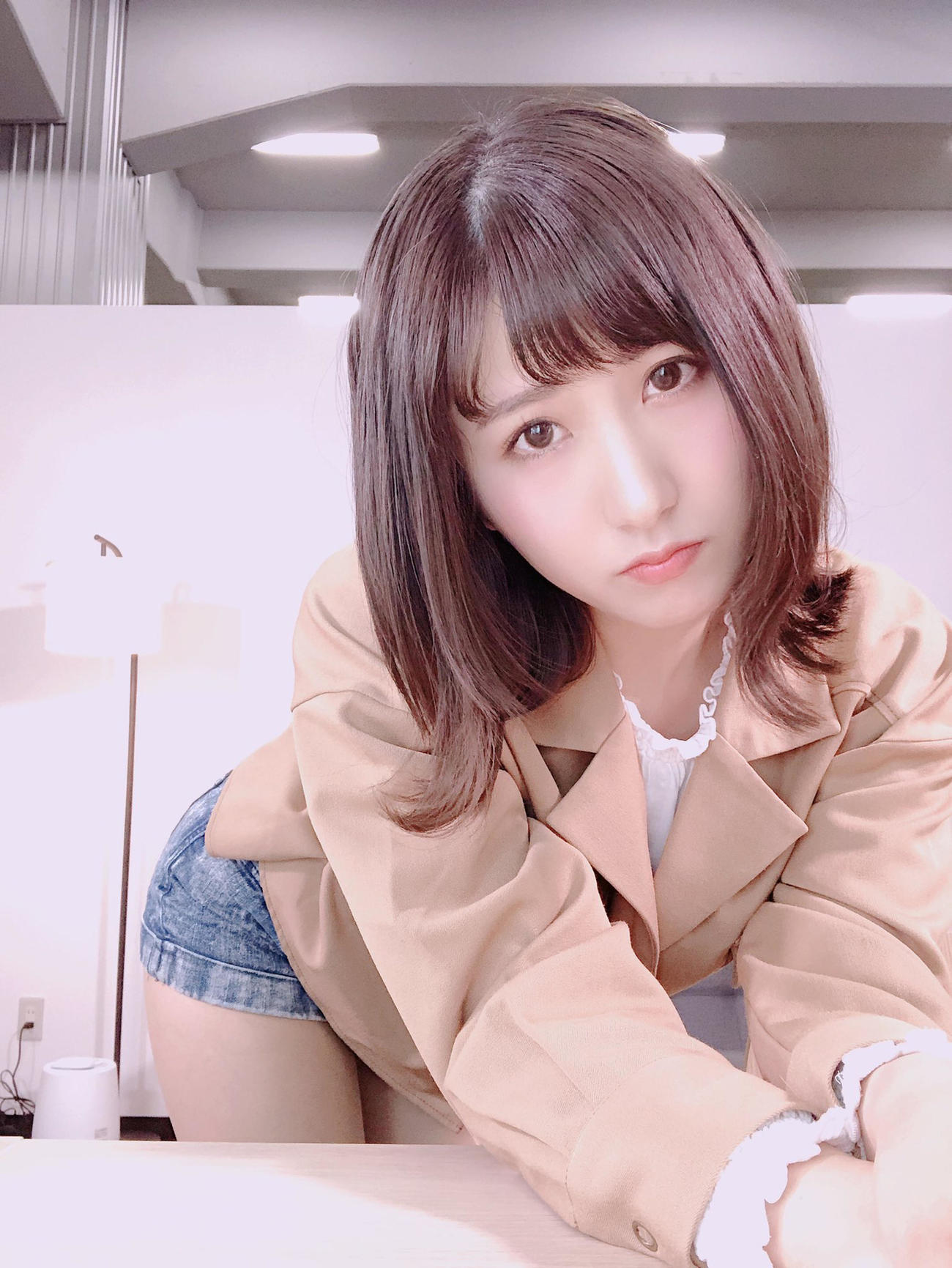 取材に応じたソラ豆琴美（本人提供）