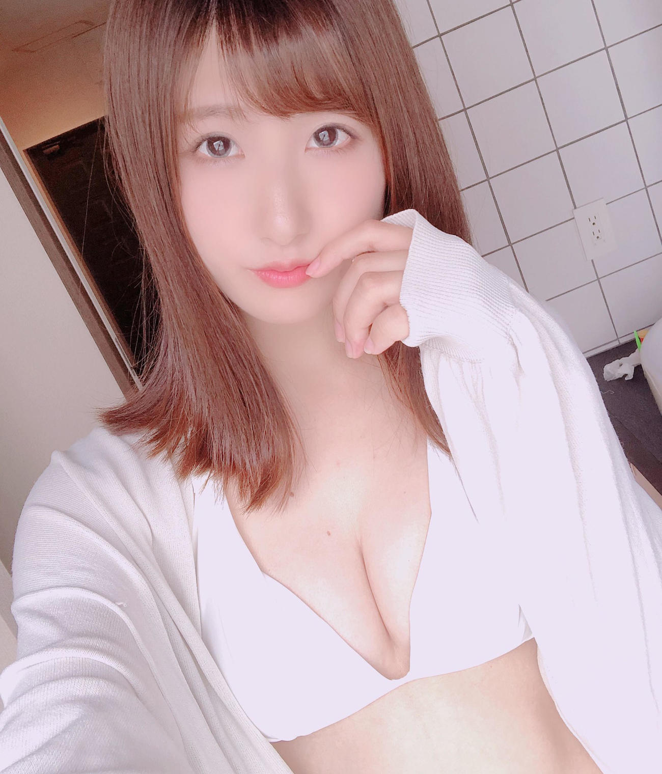 取材に応じたソラ豆琴美（本人提供）