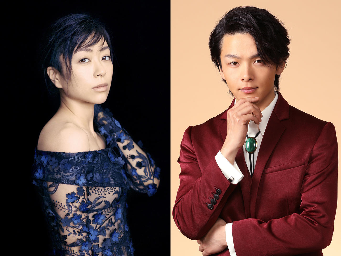 10日に実施される宇多田ヒカル（左）のインスタライブにゲスト出演することが決まった中村倫也
