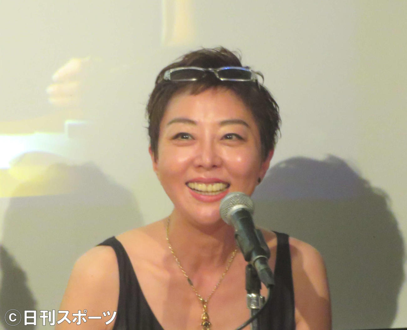 室井佑月氏（2019年8月5日撮影）