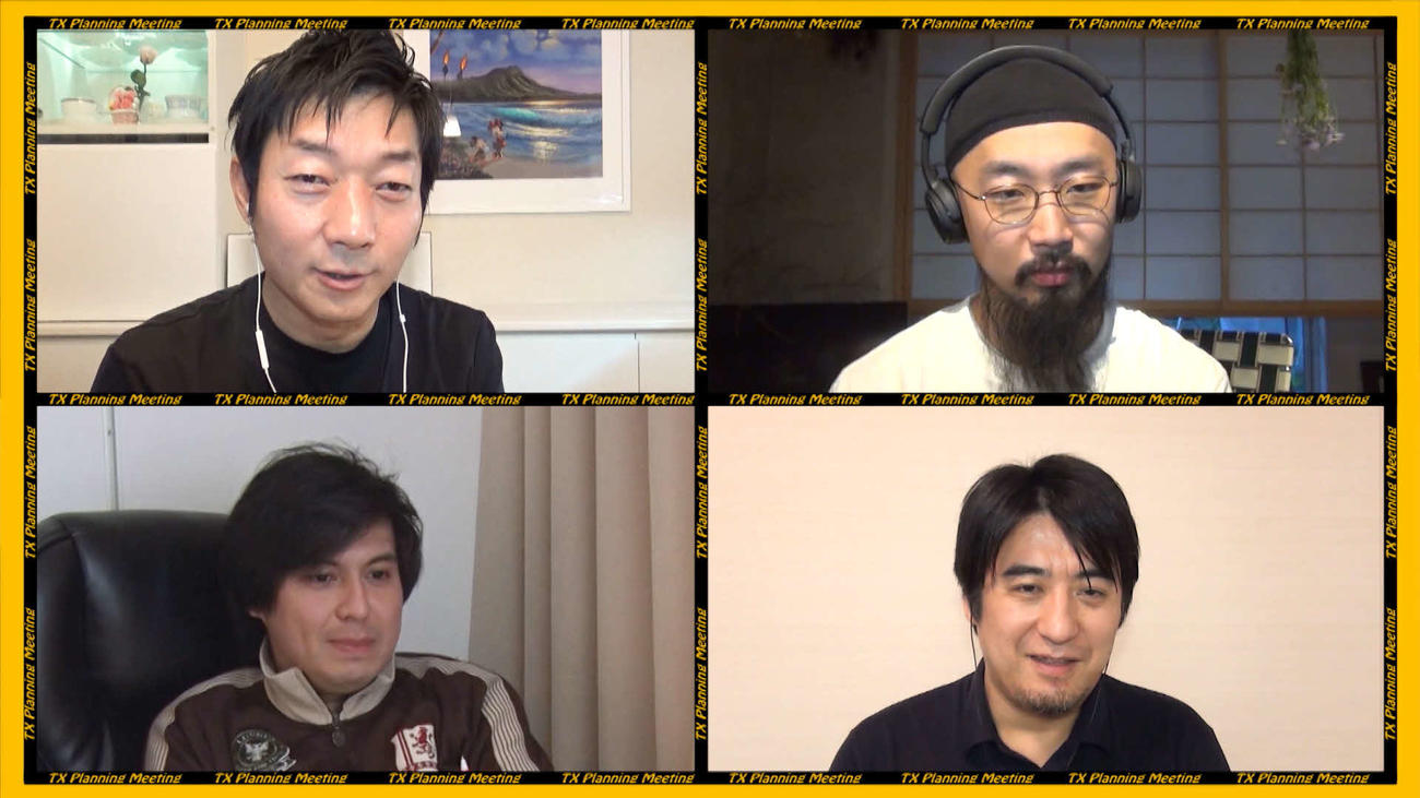 テレビ東京系バラエティー「浦和からもってきて」に出演する同局プロデューサー陣。左上から時計回りに伊藤隆行氏、上出遼平氏、佐久間宣行氏、高橋弘樹氏（C）テレビ東京
