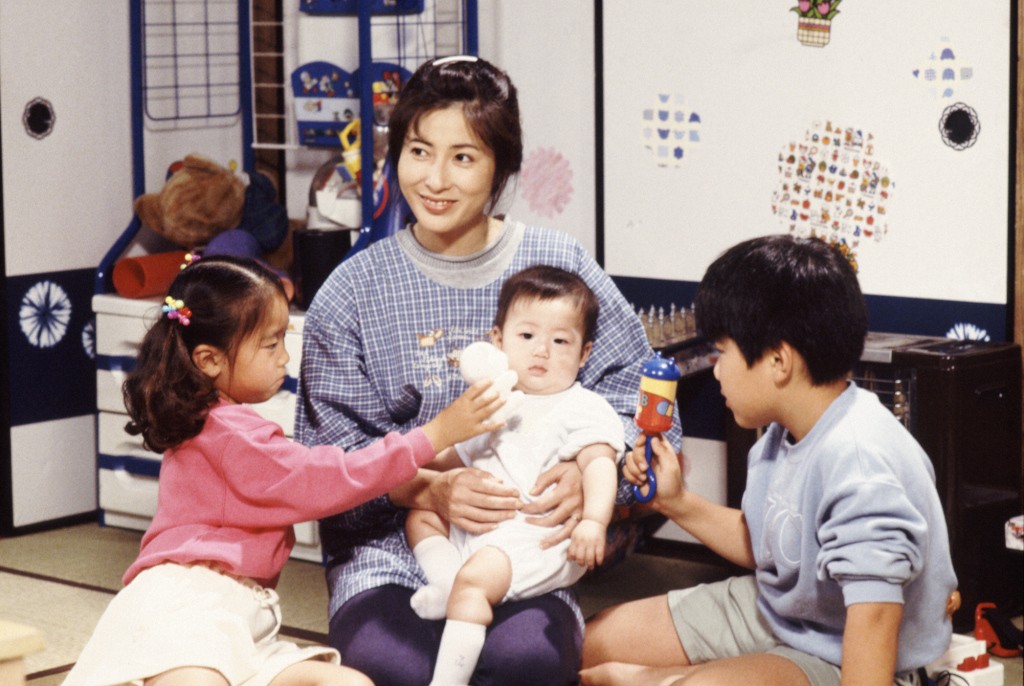TBS系愛の劇場「天までとどけ」での岡江久美子さん