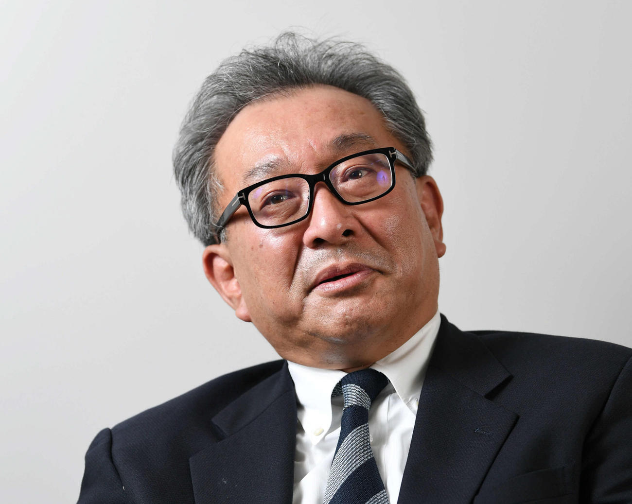 フジテレビ遠藤龍之介社長（19年6月撮影）
