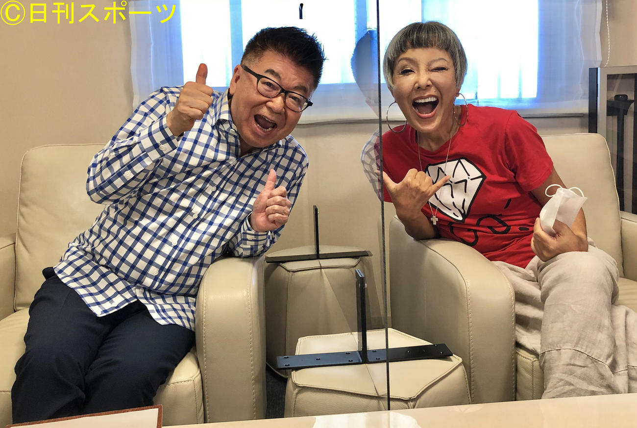 YouTube「生島企画室チャンネル」に登場した生島ヒロシ（左）と池畑慎之介
