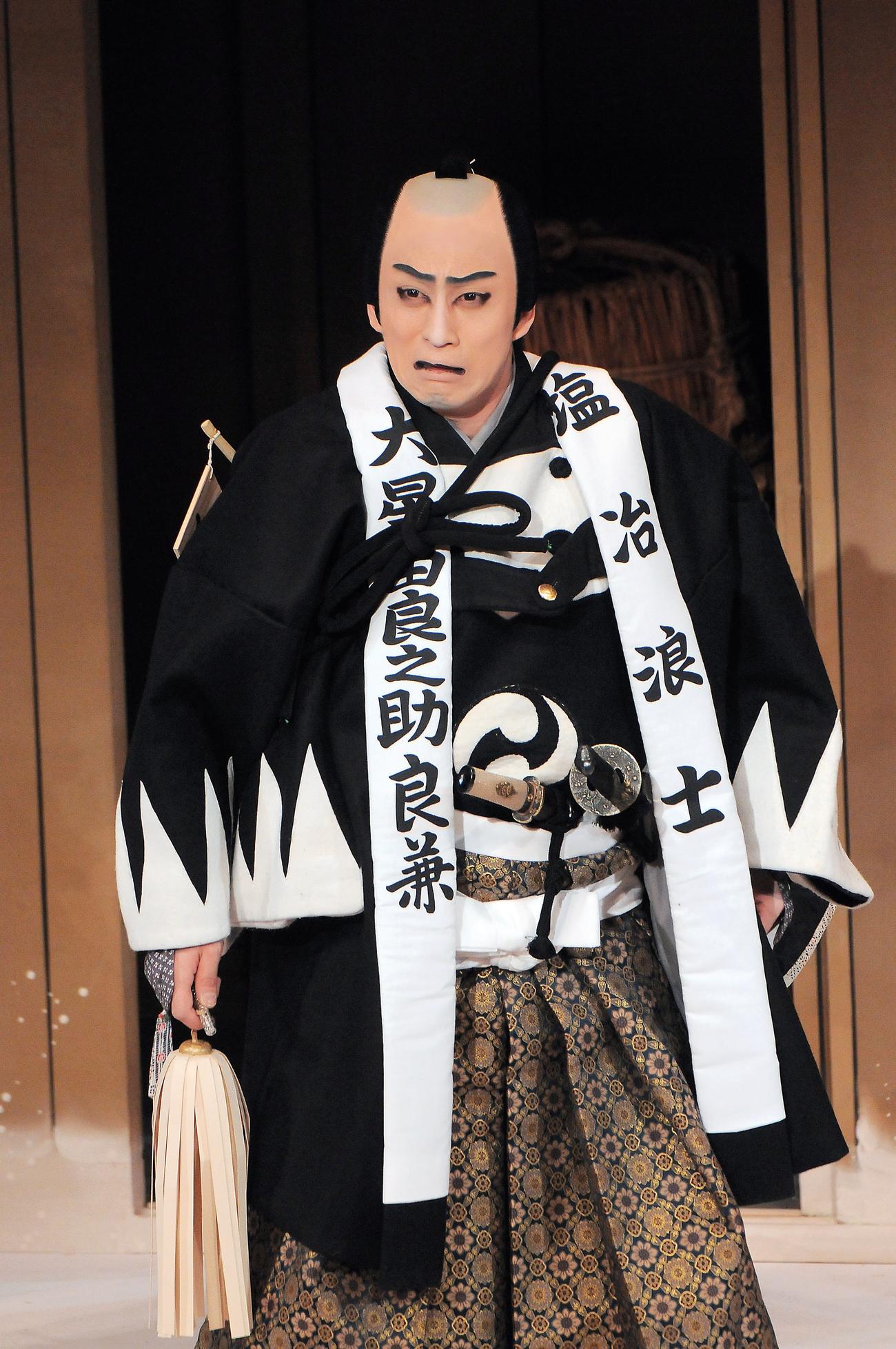 「仮名手本忠臣蔵」で大星由良之助役の松本幸四郎