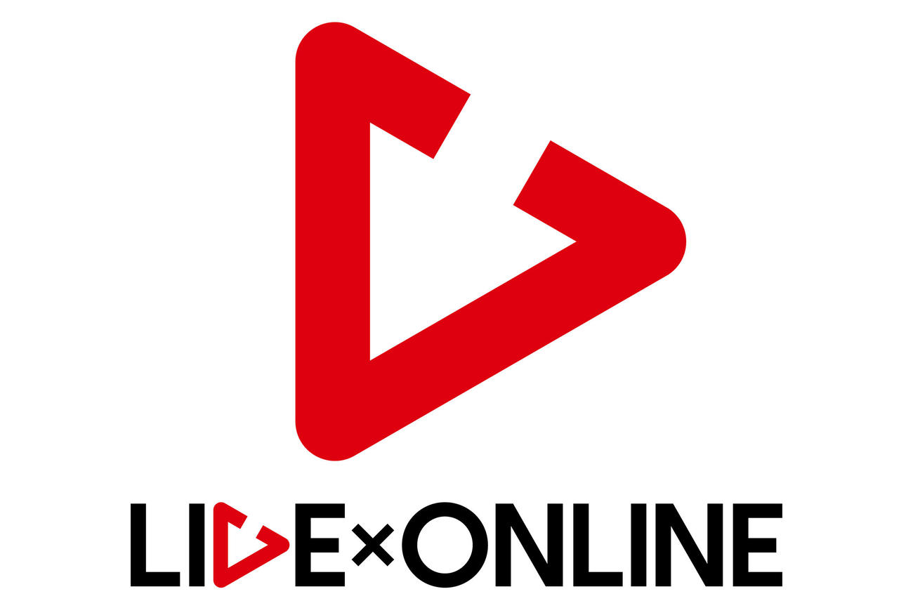 「LIVE×ONLINE」ロゴ