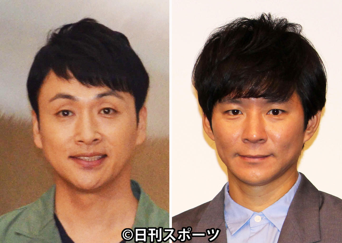 アンジャッシュ児島一哉（左）と渡部建