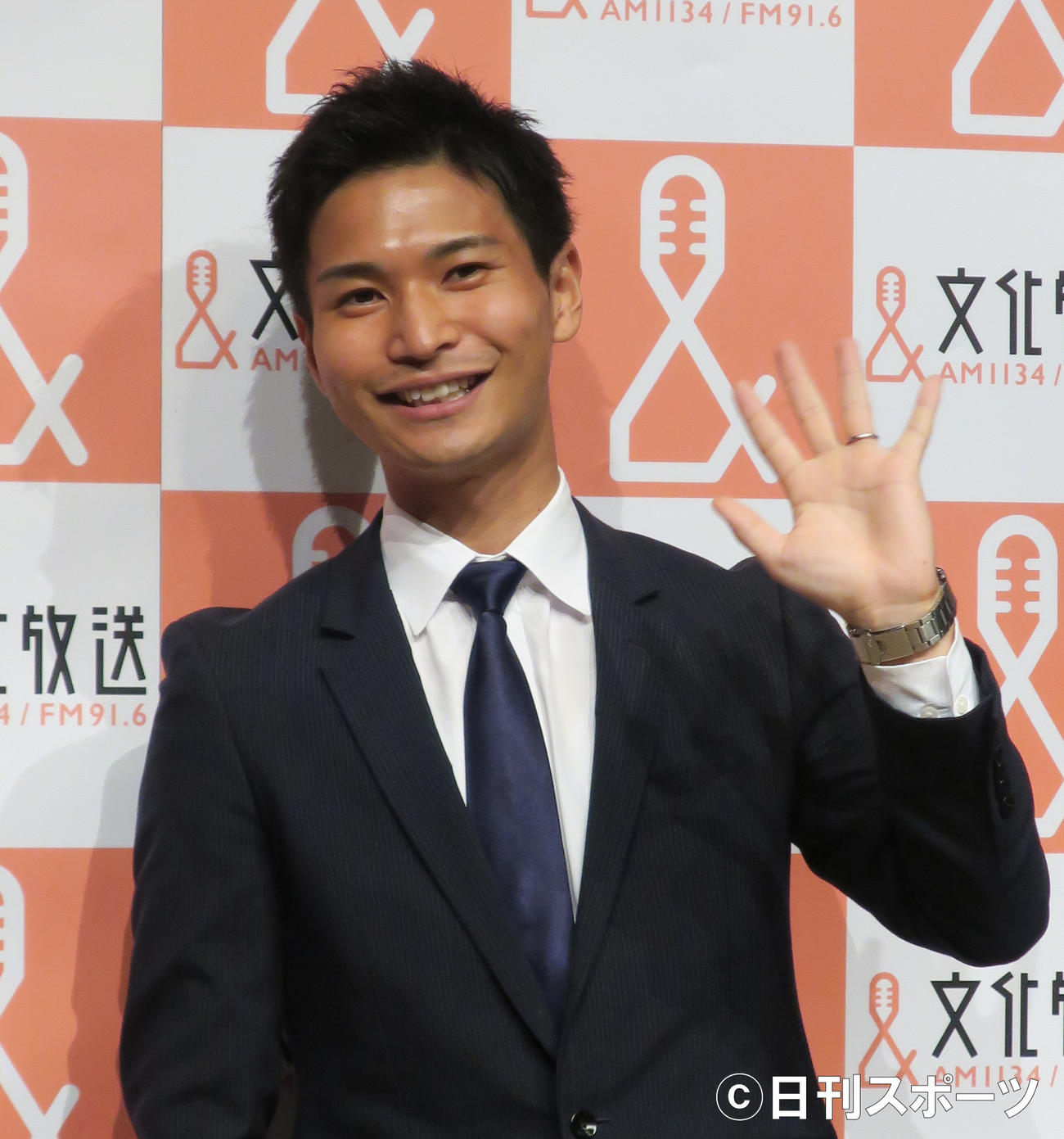 文化放送新人アンウンサーとして意気込みを語る山田弥希寿アナ