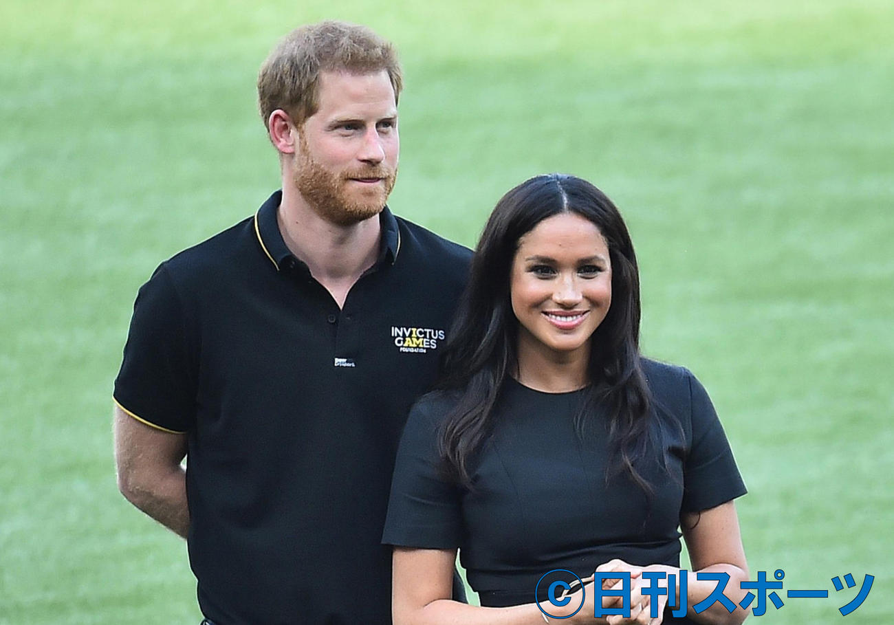 ヘンリー王子とメーガン妃（2019年6月29日撮影）