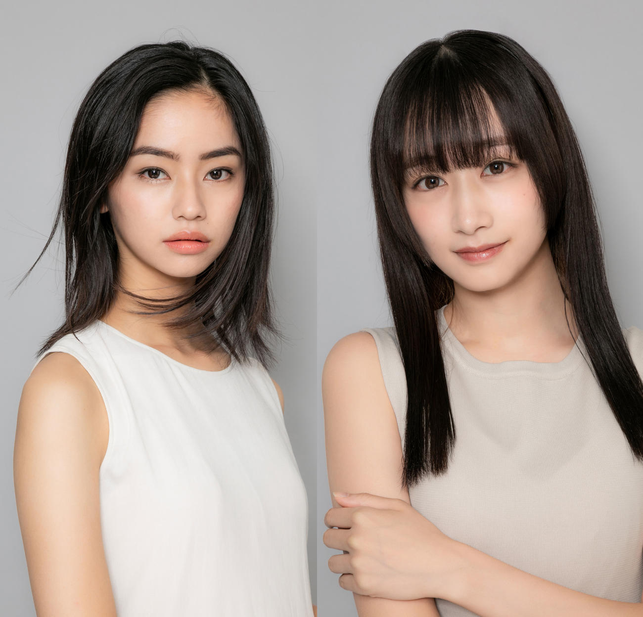 劇団4ドル50セントの前田悠雅（左）と福島雪菜