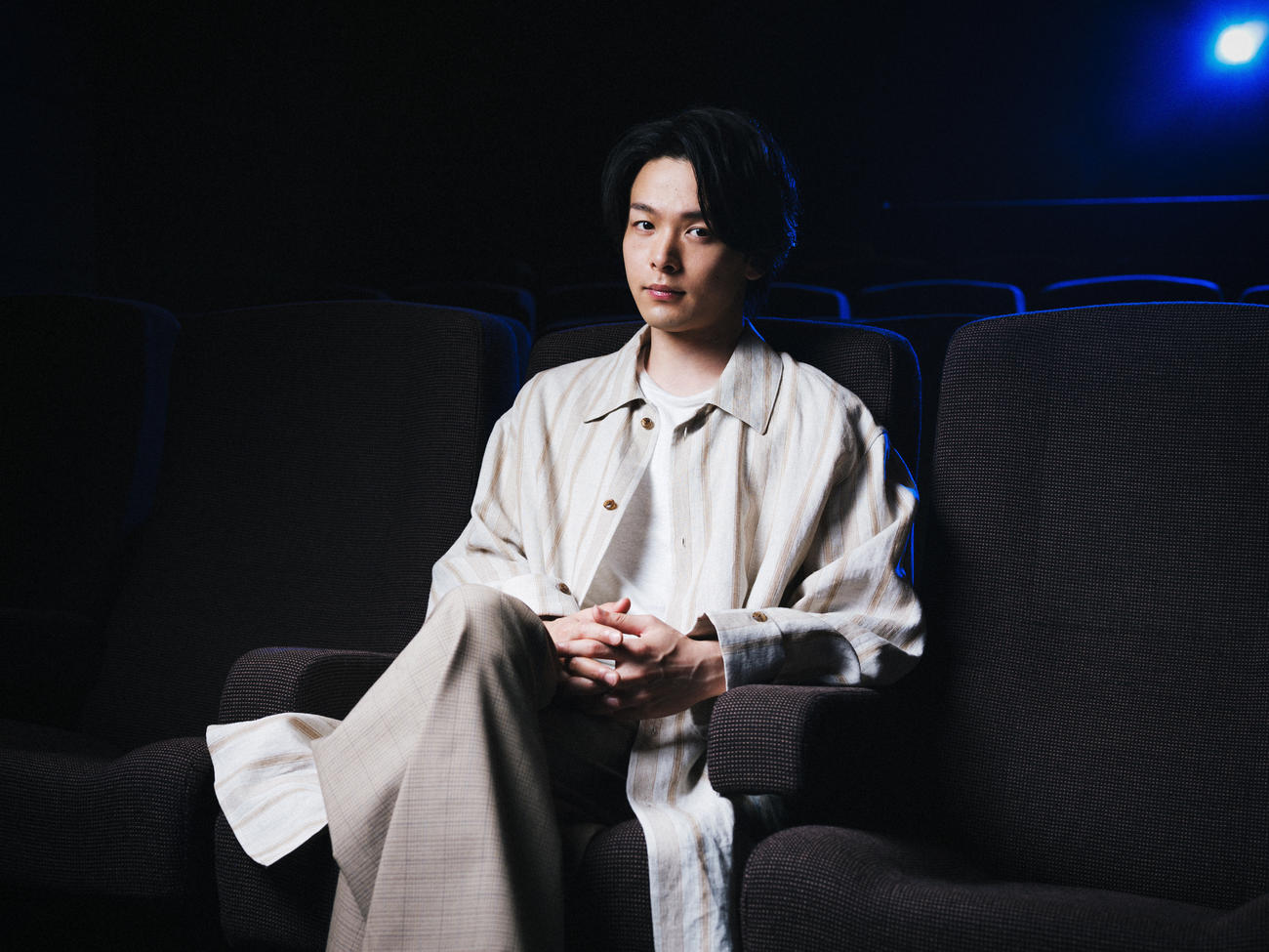 主演映画「水曜日が消えた」配信舞台あいさつを行った中村倫也
