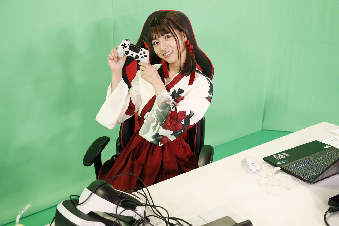 ABEMA「乃木坂46時間TV」でホラーゲームを実況する北野日奈子